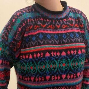 Vintage Ugly Christmas Sweater Golden Touch